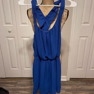 Women’s royal blue romper
